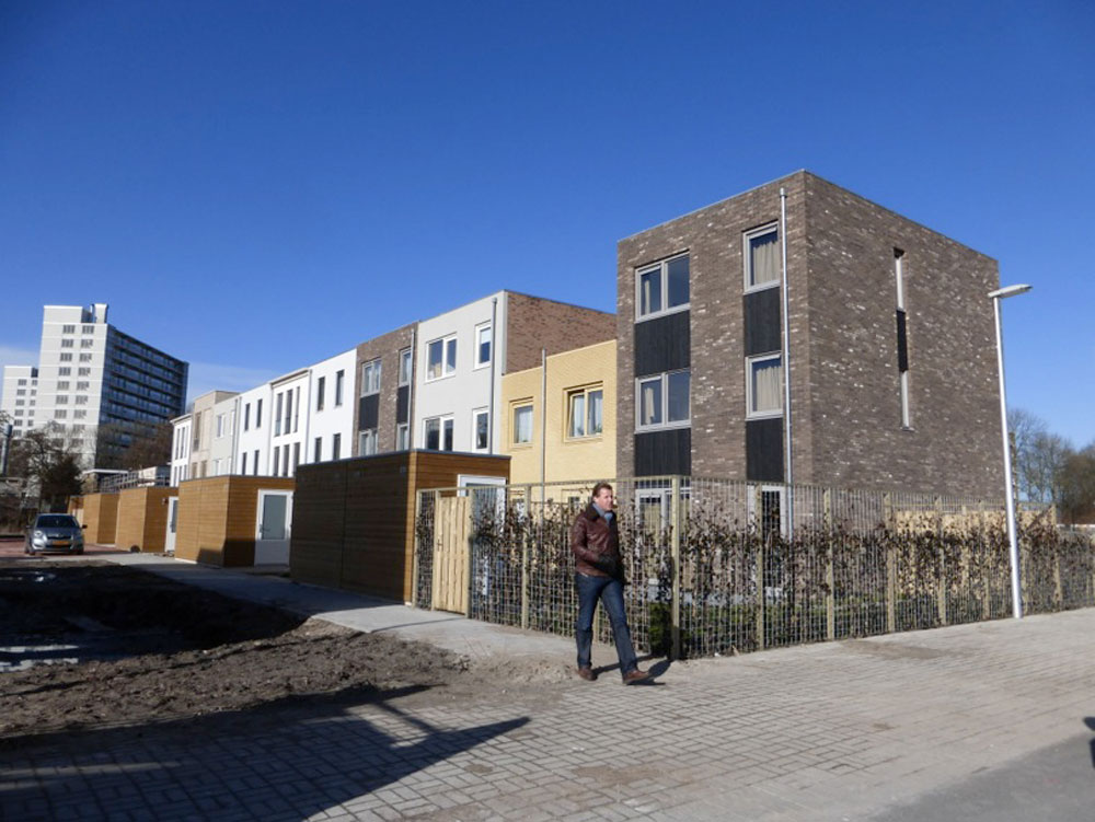 February 2015, the first homes had just been completed