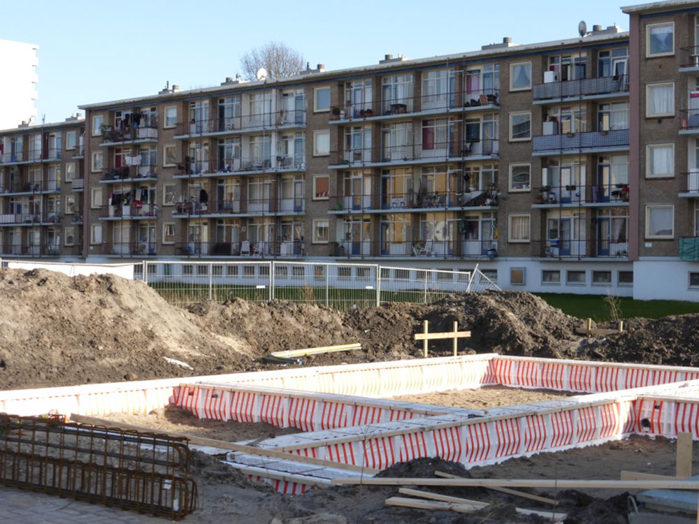 The site for the Isabellaland development is an infill parcel within an existing 4-5 storey residential area 