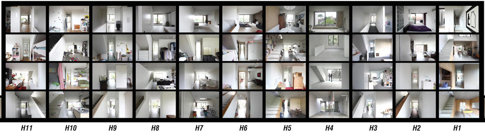 The 11 homes are all different – with a real mixture of uses on each level and different internal styles and finishes