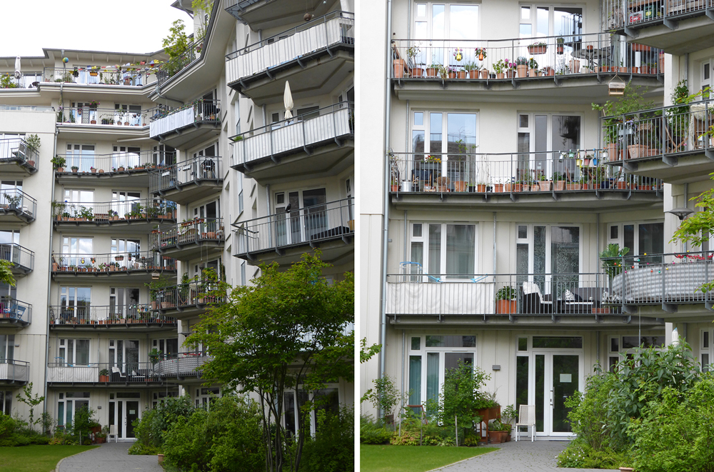 Every apartment has a large balcony 