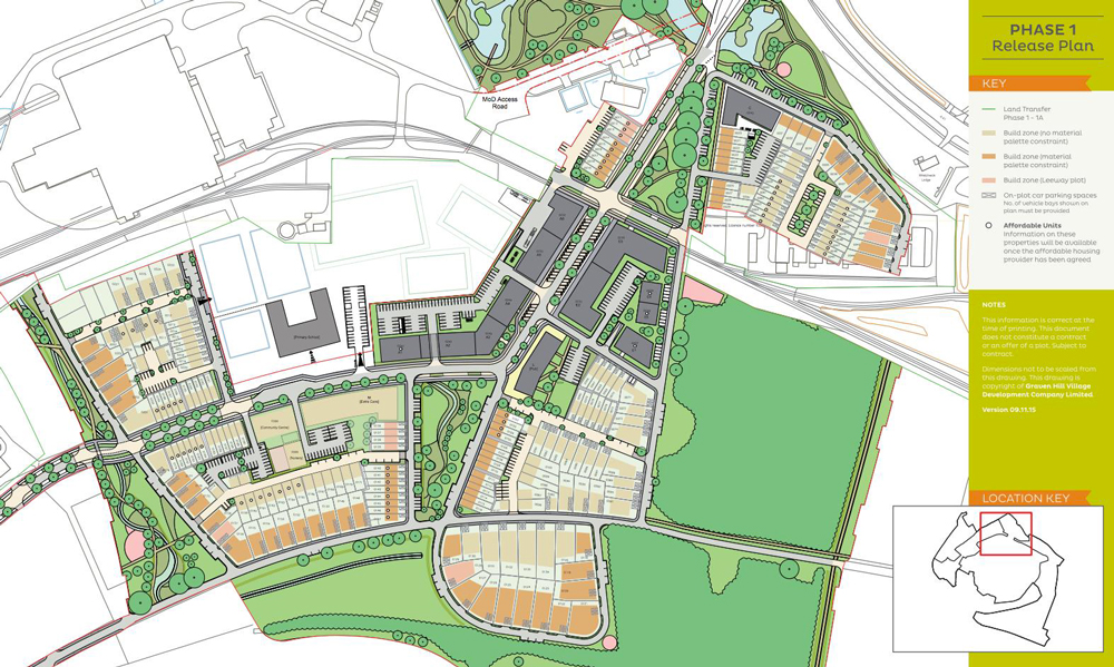 Details of the 198 plots in the first phase are now available 