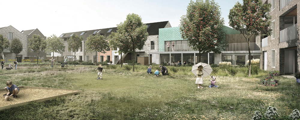 Impressions produced by the developer as part of the planning application 